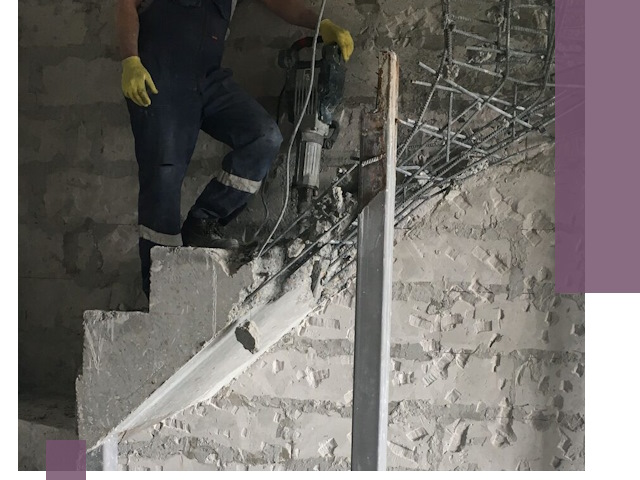 Демонтаж металлических и бетонных лестниц в Краснотурьинске