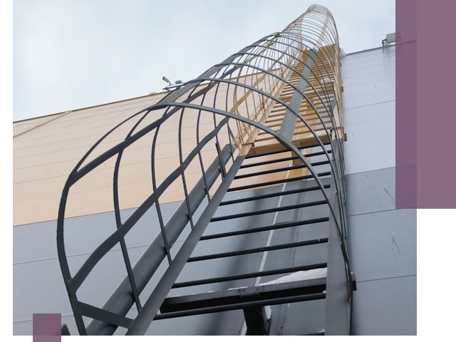 Изготовление и монтаж пожарных лестниц в Краснотурьинске профессионально