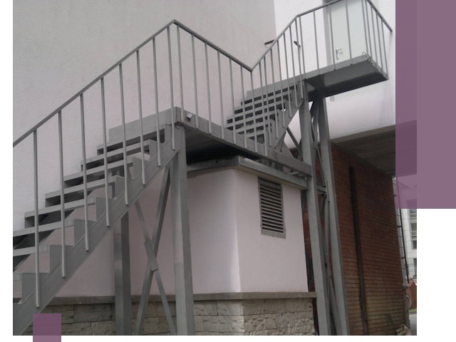 Монтаж пожарных лестниц под ключ в Краснотурьинске с гарантией качества