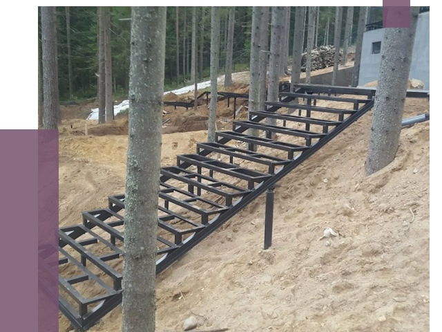 Монтаж металлических лестниц в Краснотурьинске от 14089 руб. 