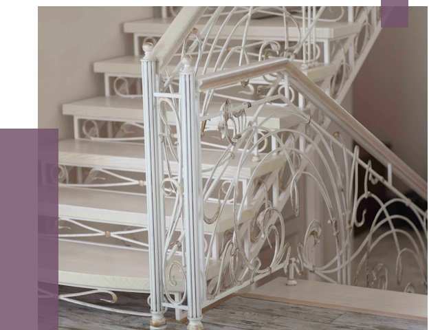 Изготовление кованых лестниц на заказ в Краснотурьинске от 90381 руб. | ПРОЛЁТ-Кту