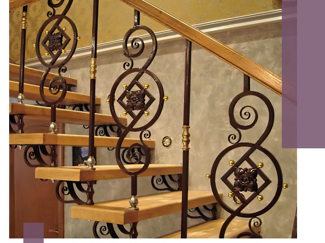 Изготовление кованых лестниц под ключ в Краснотурьинске