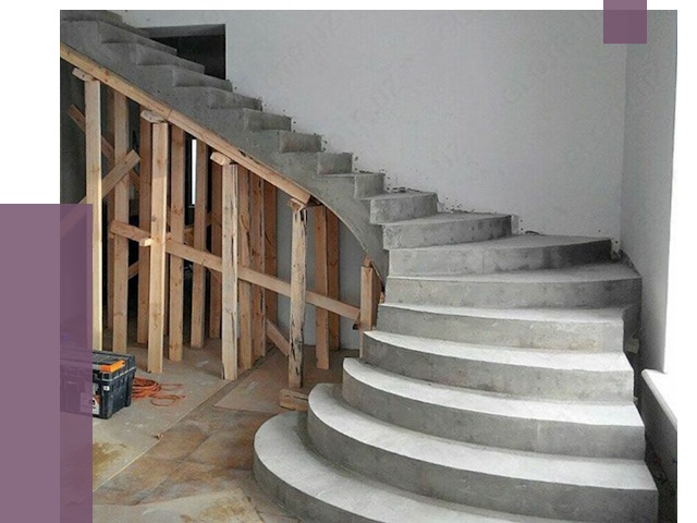 Изготовление бетонных лестниц под ключ в Краснотурьинске от 20734 руб. | ПРОЛЁТ-Кту