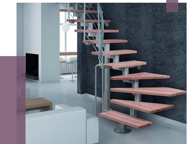 Модульные лестницы в Краснотурьинске от 17544 руб. — купить в ПРОЛЁТ-Кту