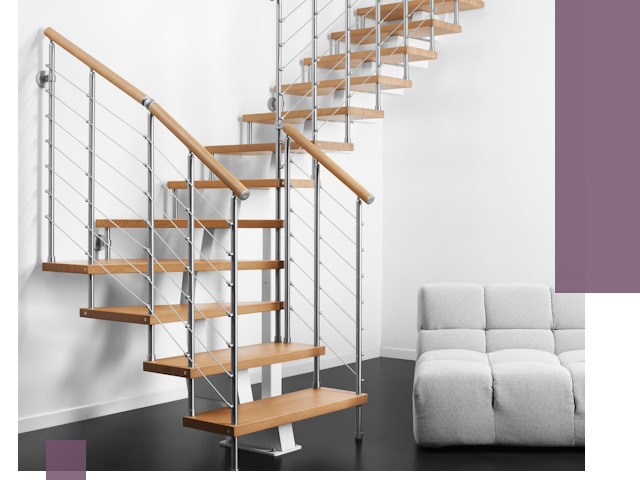 Модульные лестницы под ключ в Краснотурьинске — монтаж и изготовление