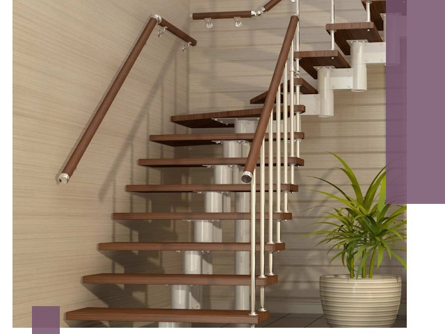 Изготовление модульных лестниц под ключ в Краснотурьинске