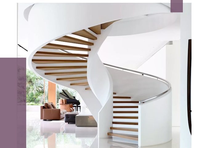 Винтовые лестницы в Краснотурьинске под ключ от 50507 руб. | ПРОЛЁТ-Кту