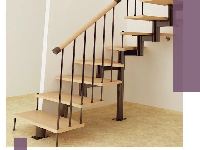 Монтаж лестниц на больцах в Краснотурьинске — быстро и надежно