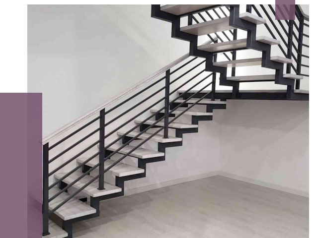 Лестницы на металлокаркасе под ключ в Краснотурьинске от 13291 руб. | ПРОЛЁТ-Кту