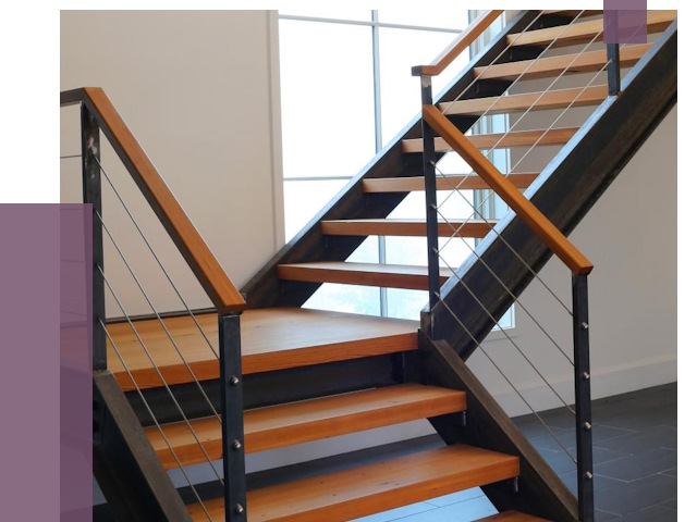 Изготовление лестниц на металлокаркасе в Краснотурьинске от 19671 руб. | ПРОЛЁТ-Кту