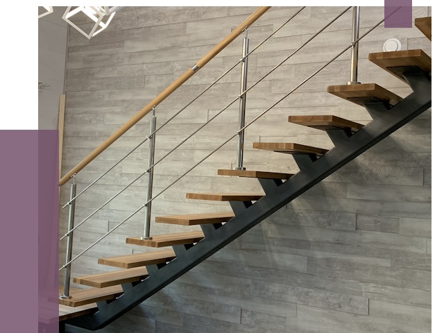 Изготовление лестниц на монокосоуре в Краснотурьинске от 79216 руб. 