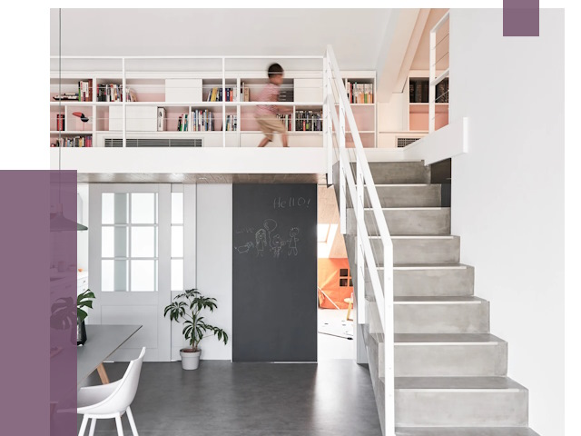 Лестницы для двухуровневой квартиры в Краснотурьинске от 183419 руб. | ПРОЛЁТ-Кту