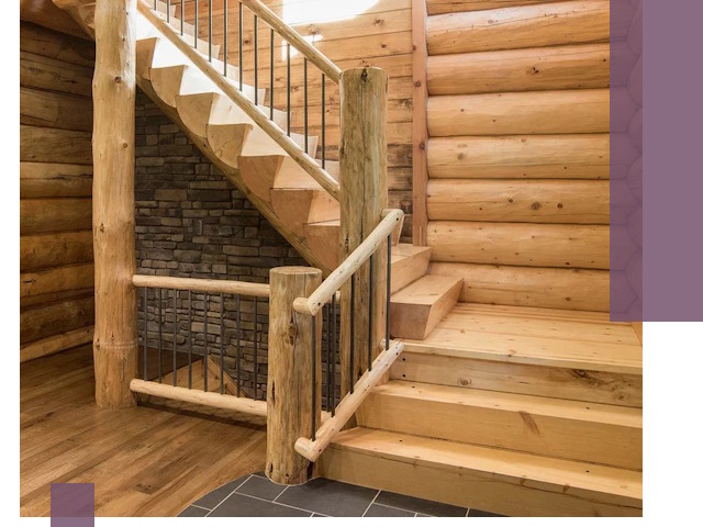 Лестницы в баню под заказ и профессиональный монтаж в Краснотурьинске