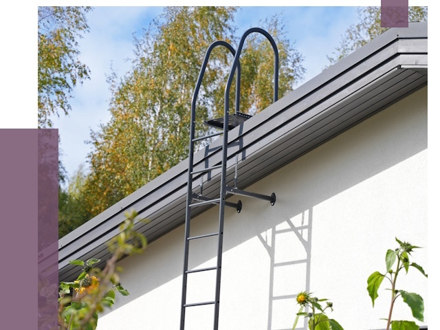 Лестницы на крышу в Краснотурьинске от 19884 руб. — монтаж и монтаж ПРОЛЁТ-Кту