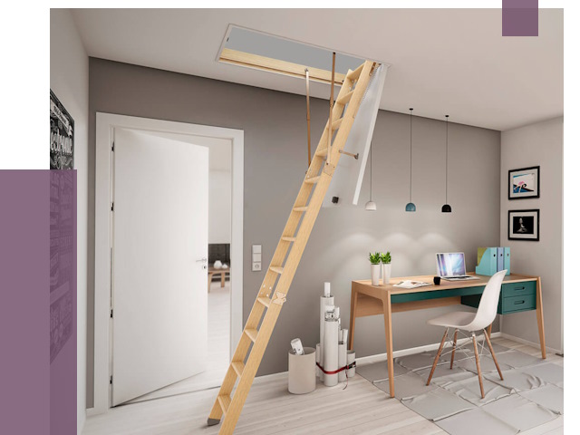 Чердачные лестницы в Краснотурьинске — от 15152 руб. | ПРОЛЁТ-Кту