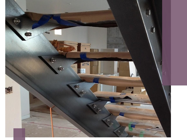 Усиление лестничных конструкций и усиление опор в Краснотурьинске