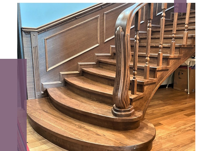 Дубовые лестницы под ключ в Краснотурьинске от 183419 руб. — ПРОЛЁТ-Кту