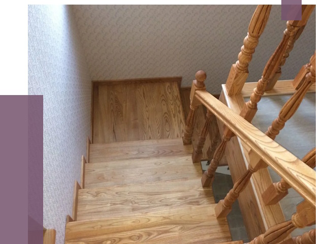 Сосновые лестницы в Краснотурьинске под ключ от 8400 руб.  | ПРОЛЁТ-Кту