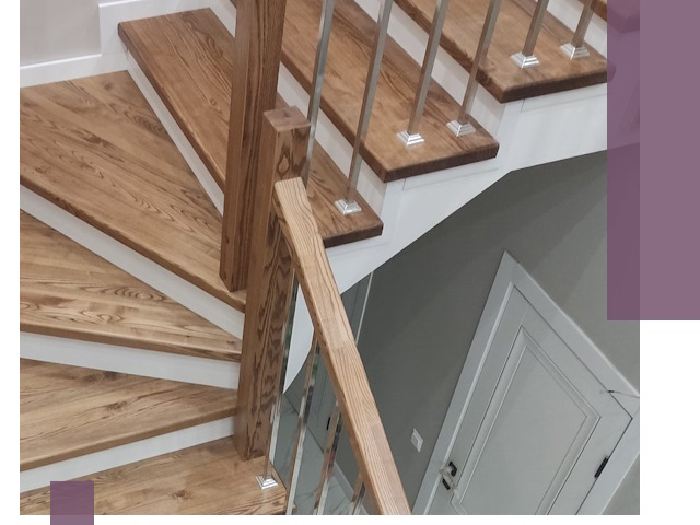 Обшивка металлических лестниц под ключ в Краснотурьинске