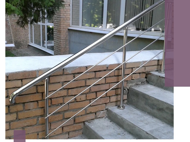 Перила из нержавеющей стали высокого качества в Краснотурьинске
