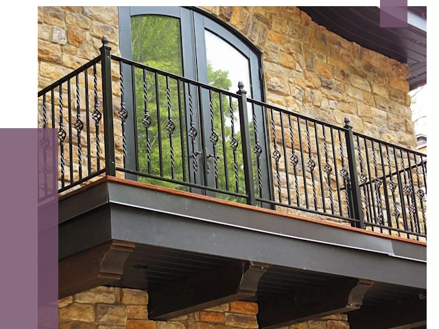 Балконные ограждения в Краснотурьинске от 8347 руб. — купить | ПРОЛЁТ-Кту