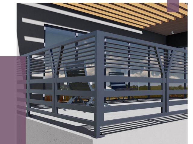 Изготовление балконных ограждений в Краснотурьинске от 11165 руб. | ПРОЛЁТ-Кту