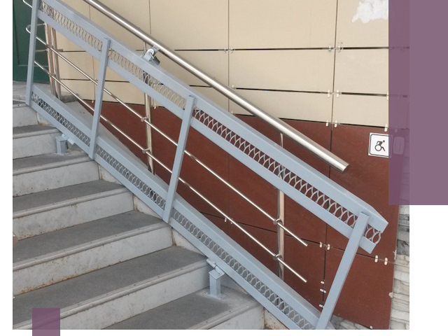 Изготовление откидных пандусов под ключ в Краснотурьинске