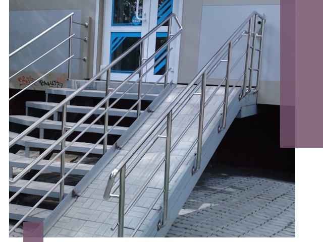 Пандус на крыльцо под ключ в Краснотурьинске: монтаж и изготовление