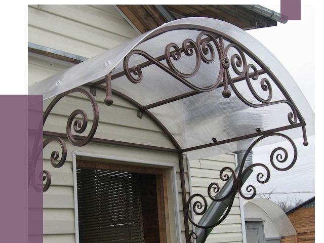 Изготовление козырьков в Краснотурьинске от 7656 руб. — заказать | ПРОЛЁТ-Кту