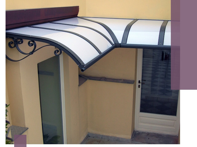 Монтаж козырьков любой сложности в Краснотурьинске под ключ