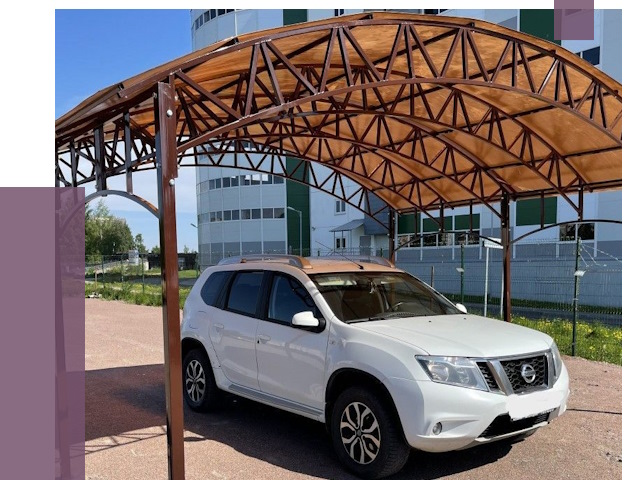 Недорогие навесы в Краснотурьинске от 44659 руб.  | ПРОЛЁТ-Кту