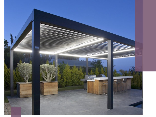 Навесы отдельно стоящие под ключ в Краснотурьинске из металла и поликарбоната