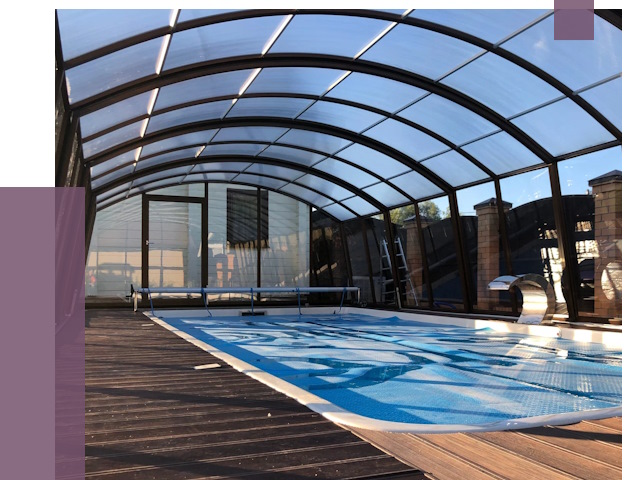 Навесы для бассейна в Краснотурьинске от 17438 руб. под ключ | ПРОЛЁТ-Кту