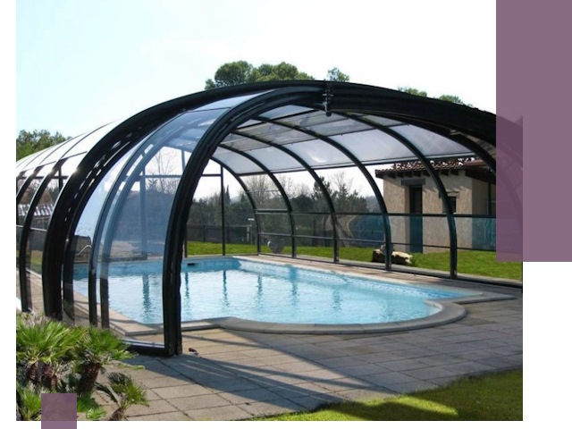 Навесы для бассейна в Краснотурьинске: изготовление и монтаж под ключ