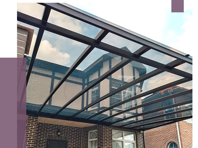 Навесы из поликарбоната в Краснотурьинске от 8953 руб. под ключ — ПРОЛЁТ-Кту