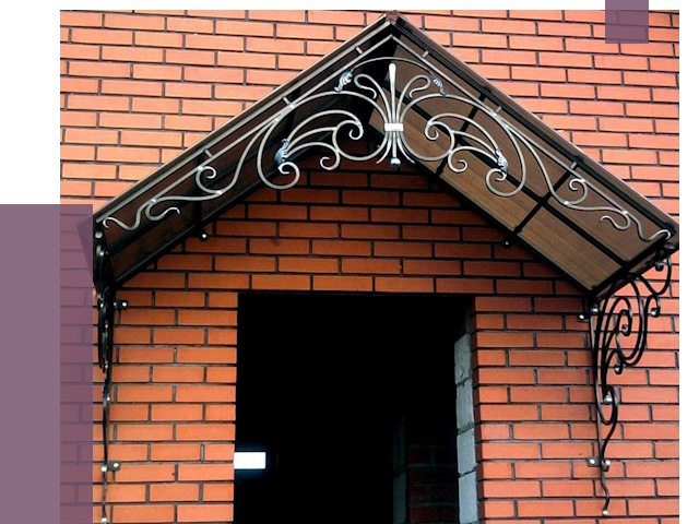 Металлические козырьки в Краснотурьинске от 11111 руб. 