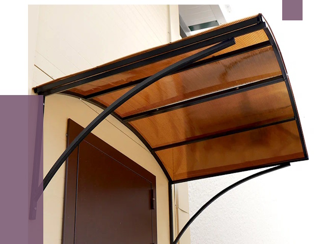 Недорогие козырьки в Краснотурьинске от 7890 руб.  | ПРОЛЁТ-Кту