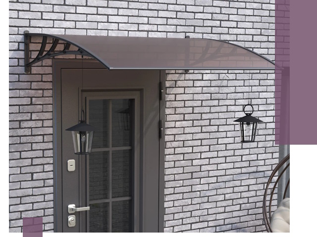 Недорогие козырьки и навесы под ключ в Краснотурьинске