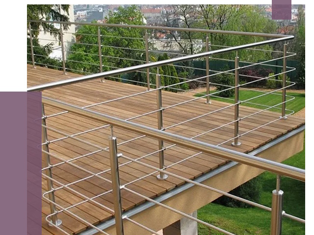 Алюминиевые парапеты в Краснотурьинске под ключ от 8081 руб. 