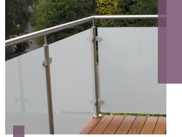 Алюминиевые парапеты для балконов и террас в Краснотурьинске