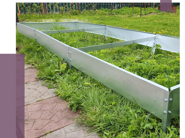 Металлические бордюры для грядок в Краснотурьинске от 1861 руб.