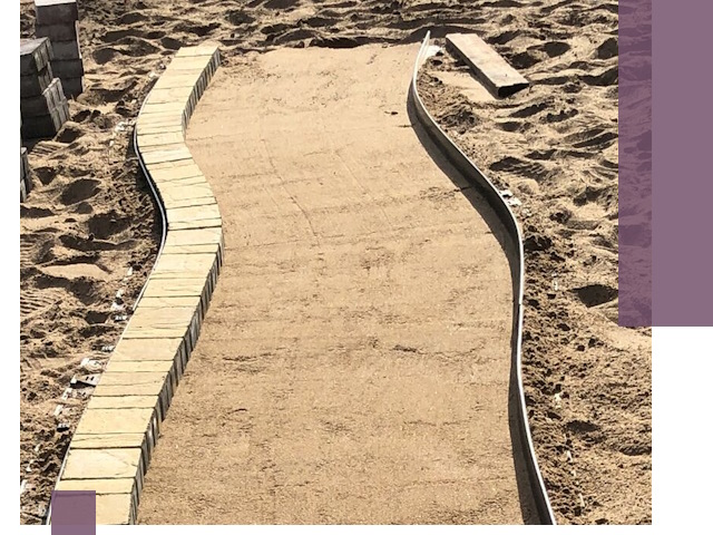 Металлические бордюры для тротуаров в Краснотурьинске — прочные и долговечные