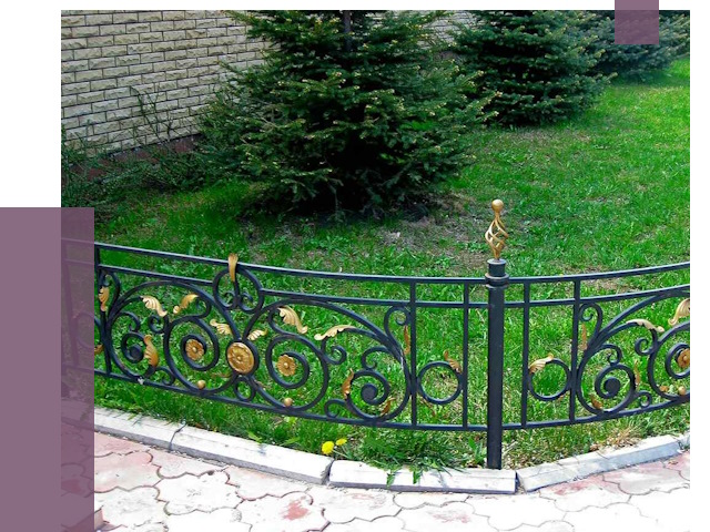 Кованые газонные ограждения в Краснотурьинске от 7922 руб. — ПРОЛЁТ-Кту