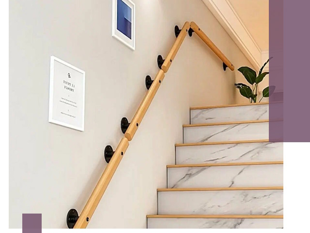 Поручни металлические и деревянные под ключ в Краснотурьинске